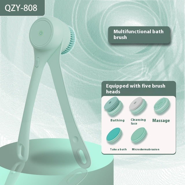 ๐ฟ Electric Bath Brush โ Automatic Back Rubbing Long Handle Brush
