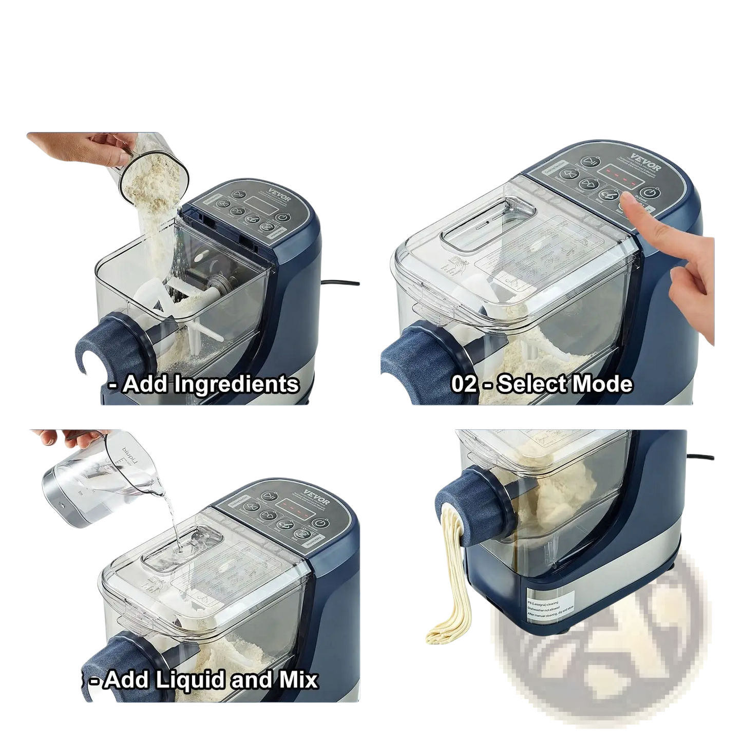 Electric Pasta Maker 150w Automatic Noodle Machine