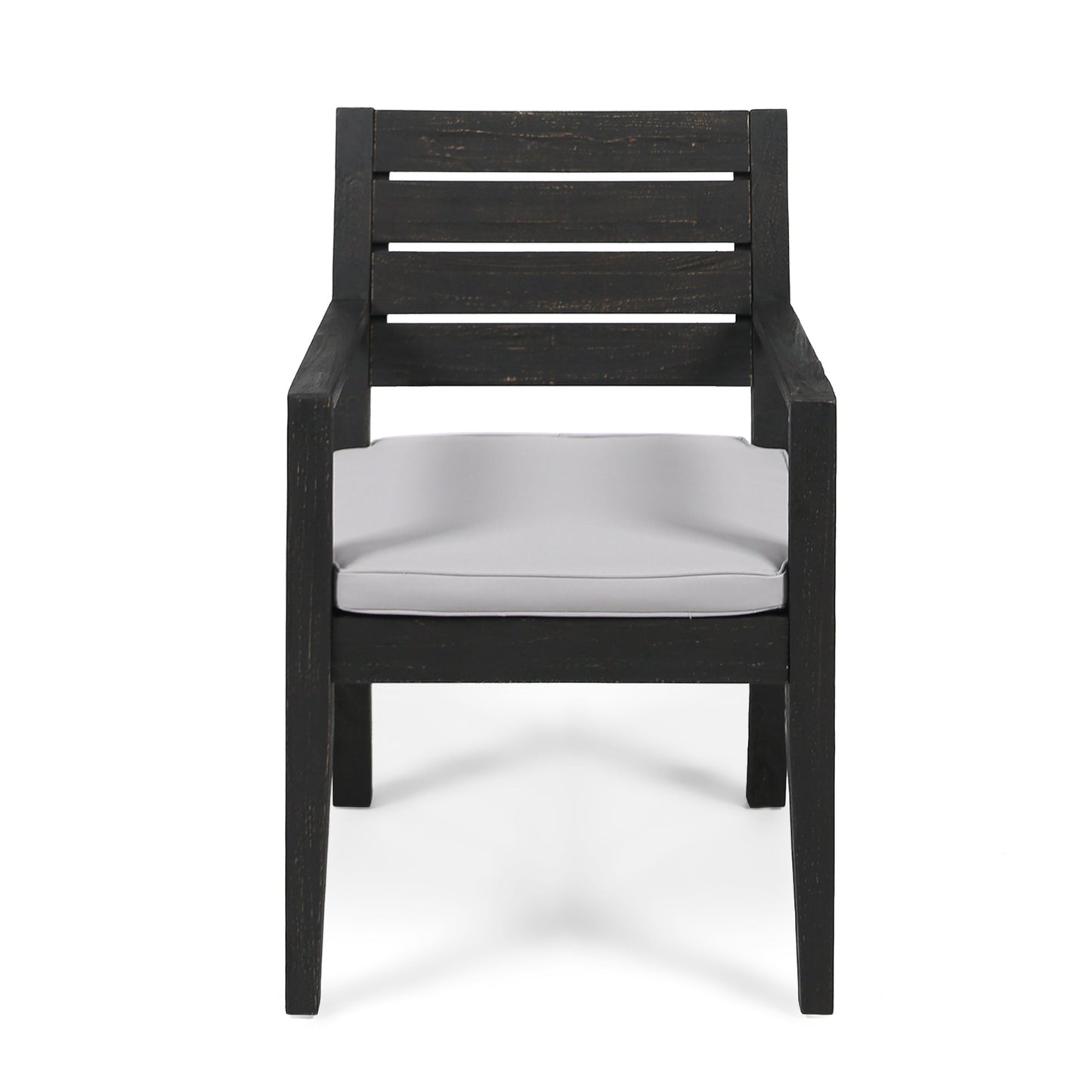 Outdoor 6-Seater Acacia Wood Dining Set with Bench