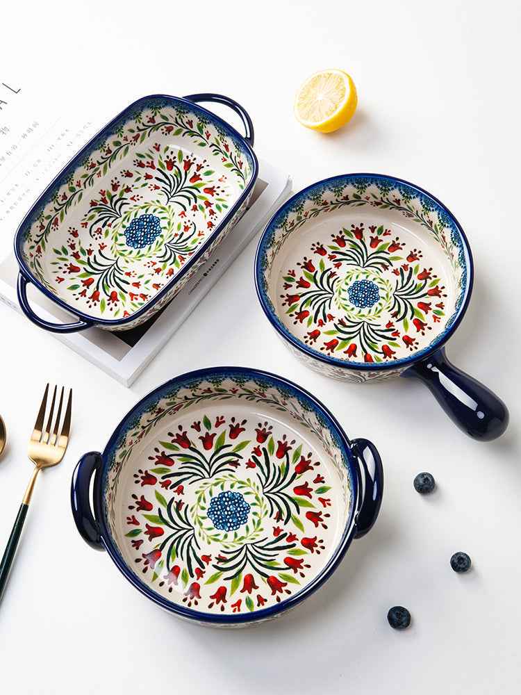 Glass Oval-shaped Fish Baking Pan
