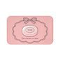 René Magritte 'Ceci n'est pas un savon' Bath Mat, Light PINK  | Art inspired Decor