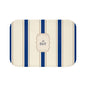 Le Bain Classic Striped Bath Mat, SEA BLUE,  French Bathroom Decor