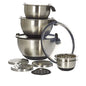 13-Piece: Wolfgang Puck Stainless Steel Mixing Bowl Set (Refurbished)