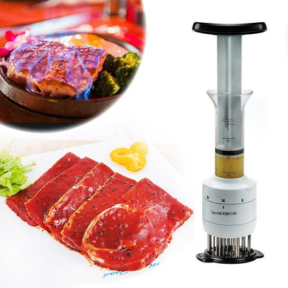 Meat Marinade Injector & Tenderizer – Stainless Steel Needle, Deep Flavor Infusion