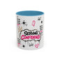 Serving Confidence Coffee Mug — Inspirational Graffiti Design, 'Be You' Motivational Drinkware (11/15oz)