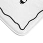 OUI Black & White Bath Mat — Feminine French Bathroom Rug