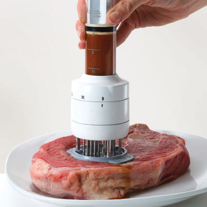 Meat Marinade Injector & Tenderizer – Stainless Steel Needle, Deep Flavor Infusion