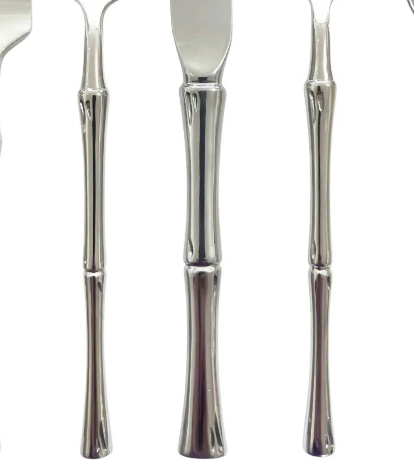 Rattan Mirrored 20 Piece Flatware Set
