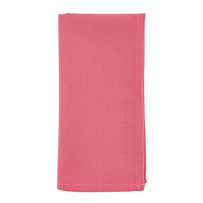 Fennco Styles Classic Solid Design Napkins, 20-inch Square, Set of 4