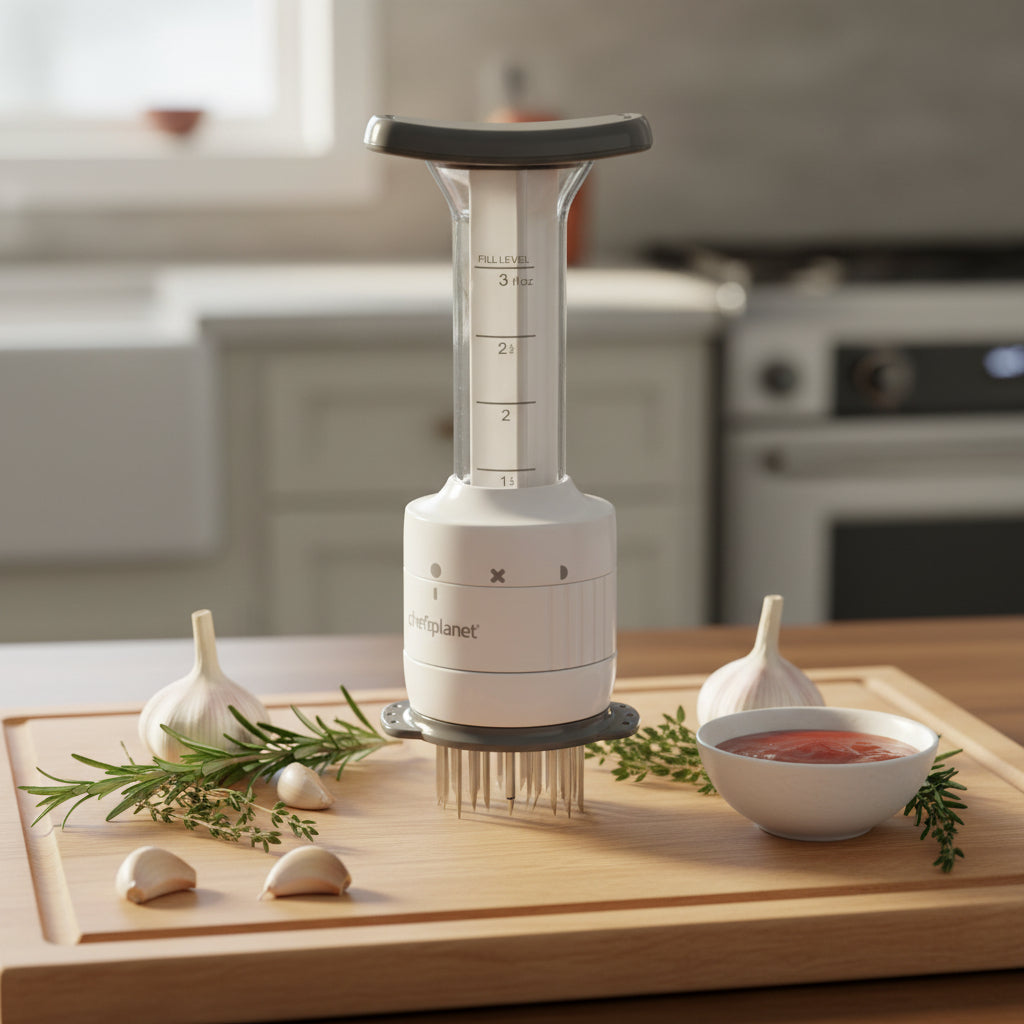 Meat Marinade Injector & Tenderizer – Stainless Steel Needle, Deep Flavor Infusion