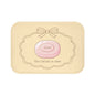 René Magritte 'Ceci n'est pas un savon' Bath Mat, NEUTRAL | Surrealist Humor Decor
