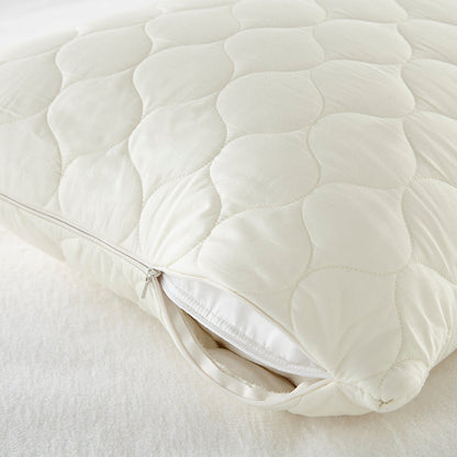 Organic Cotton Lofted Quilted Pillow Protectors