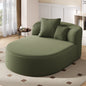 Modern Chaise Lounge Sofa Boneless Couch 51.6" Sofa Bed