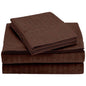 4-Piece Set: Super-Soft 1600 Series Bamboo Embossed Bed Sheet