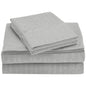 4-Piece Set: Super-Soft 1600 Series Bamboo Embossed Bed Sheet