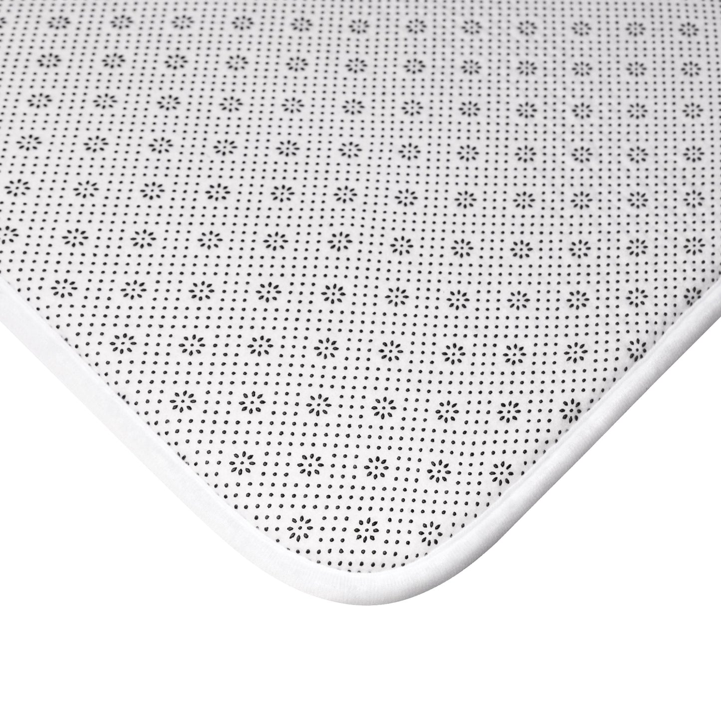 C'est la vie Bath Mat, Grey Blue | Chic Bathroom Decor