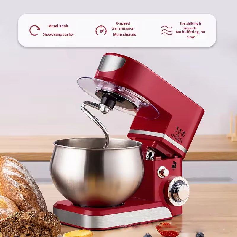 400W Stand Mixer, Multifunctional Kitchen Machine – Automatic Dough Kneader & Electric Egg Beater for Home Use