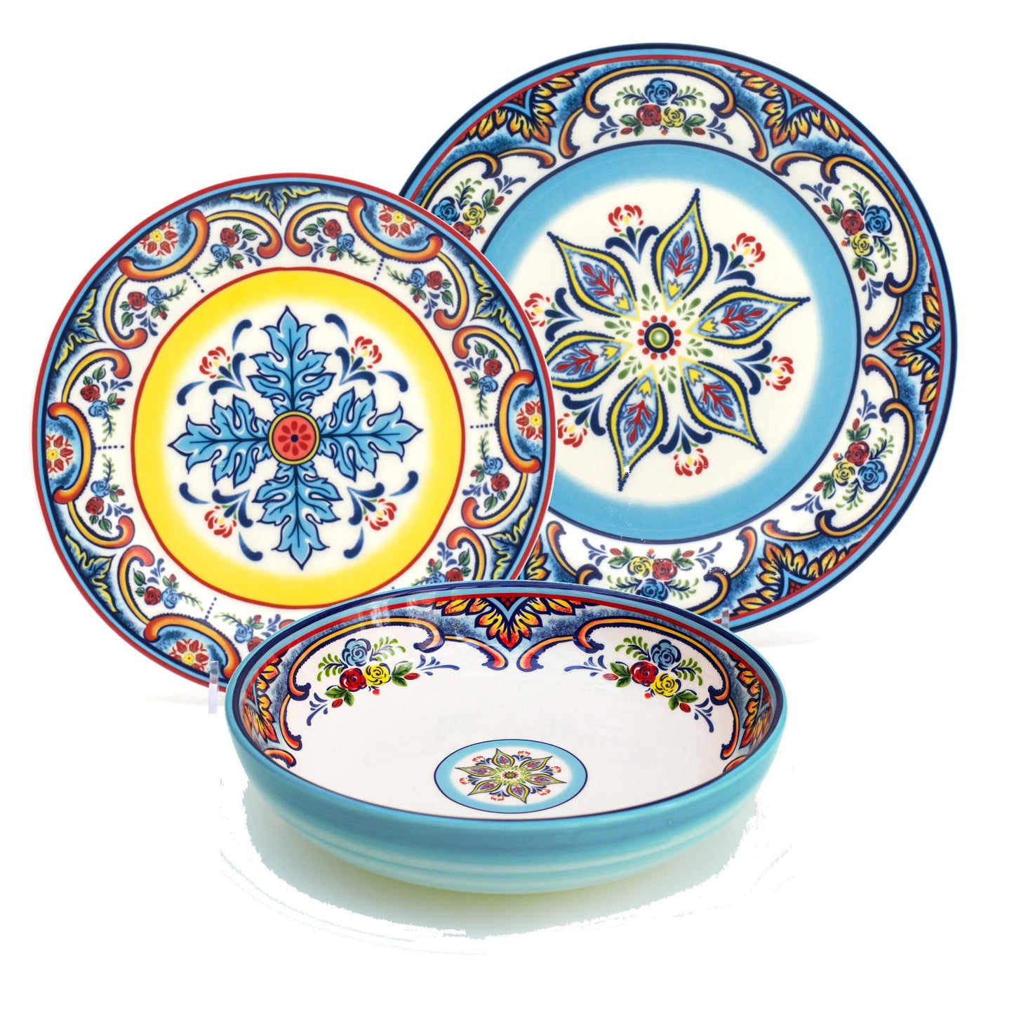 Zanzibar 12 Piece Stoneware Dinnerware Set, Service for 4
