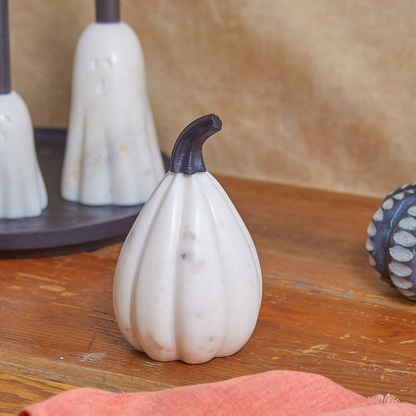White Marble Pumpkin