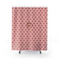 Polka Dot 'Le Bain' Shower Curtain – Pink & Brown Bathroom Decor