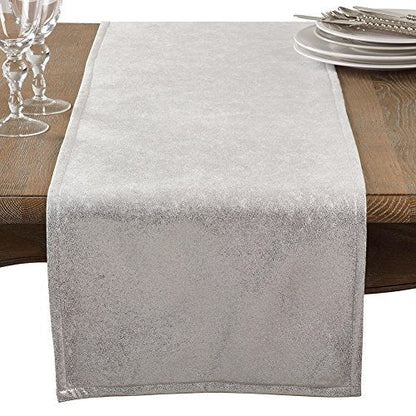 Fennco Styles Metallic Glam Decorative Table Runner - Shimmering Table Cover for Home, Dining Room, Banquet, Holiday, Christmas, Wedding Décor and Special Occasions