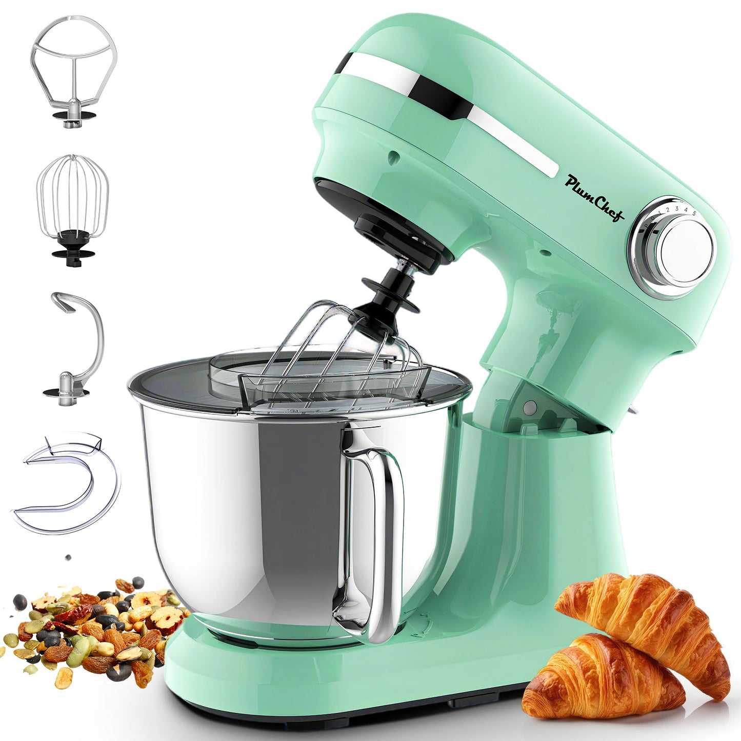5.5QT/4.5QT Dual Bowls Electric Stand Mixer