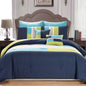 7-Piece: Luxury Bordered Queen Comforter Set