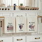 Patriotic Cotton Tea Towel Set of 3, 16x28