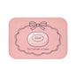 René Magritte 'Ceci n'est pas un savon' Bath Mat, Light PINK  | Art inspired Decor