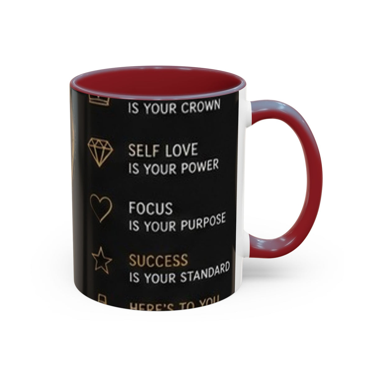 Inspirational Self-Love Coffee Mug — "Self Love is Your Power" Accent Mug