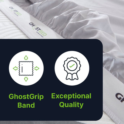 Sheet Set Luxurious Supima, Wrinkle Resistant, Breathable, With 2 Ghostgrip Band