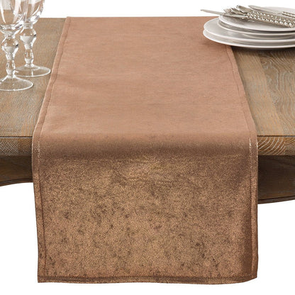 Fennco Styles Metallic Glam Decorative Table Runner - Shimmering Table Cover for Home, Dining Room, Banquet, Holiday, Christmas, Wedding Décor and Special Occasions