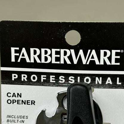 FARBERWARE Professional Can Opener w/Built in Bottle Opener 83036-93