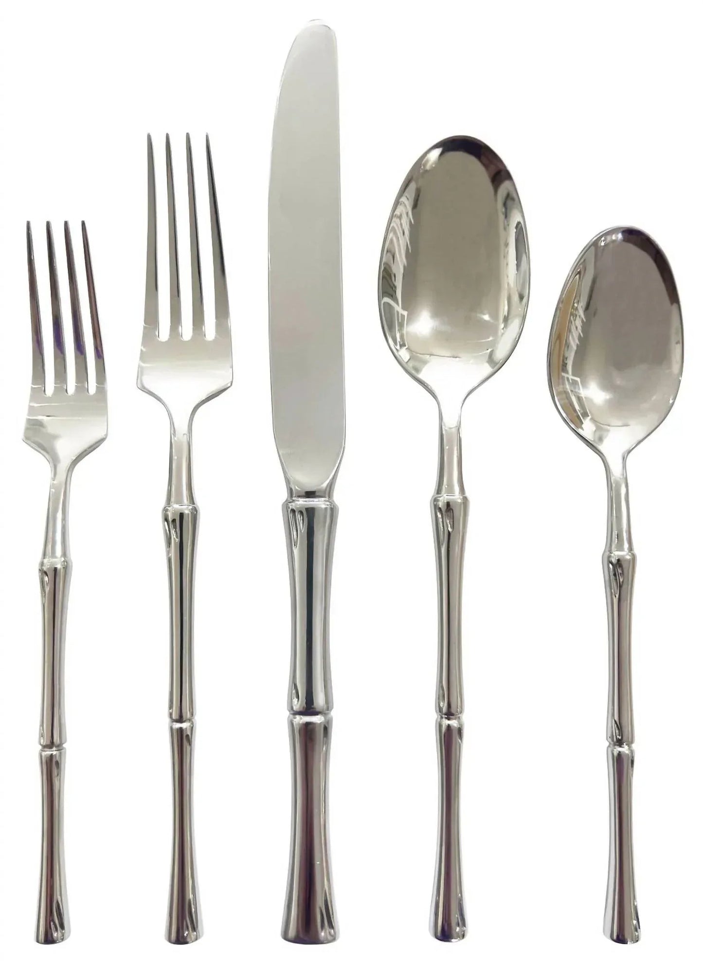 Rattan Mirrored 20 Piece Flatware Set