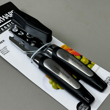 FARBERWARE Professional Can Opener w/Built in Bottle Opener 83036-93