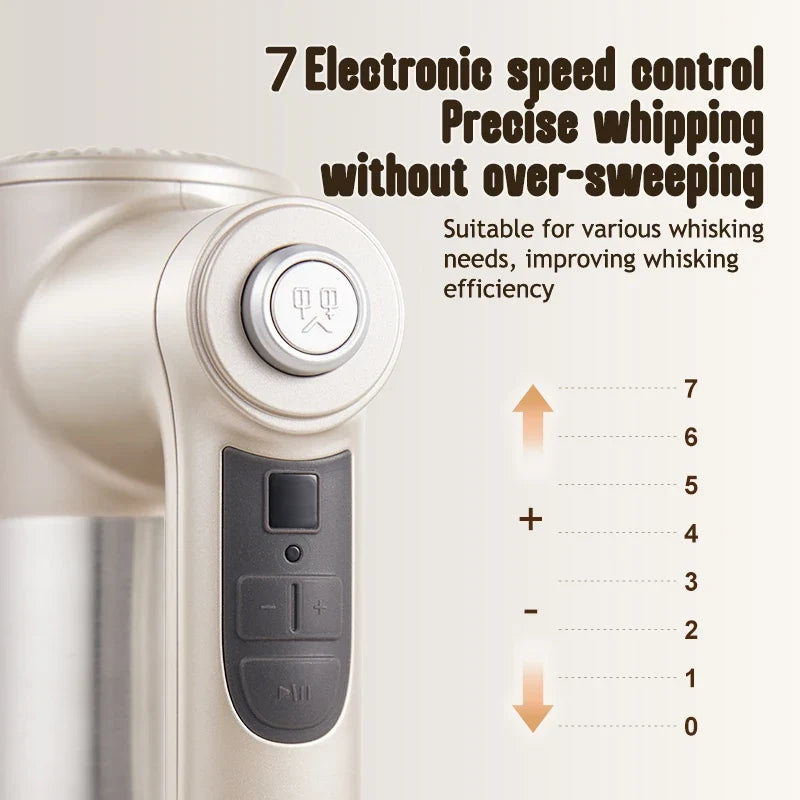 SUNATUR 400W wireless Hand Mixer charging DC Egg Cake Beater Cream Cookies Bakery electric handheld Kitchen blender machine