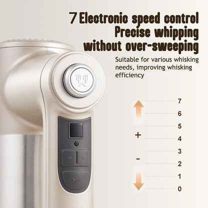 SUNATUR 400W wireless Hand Mixer charging DC Egg Cake Beater Cream Cookies Bakery electric handheld Kitchen blender machine