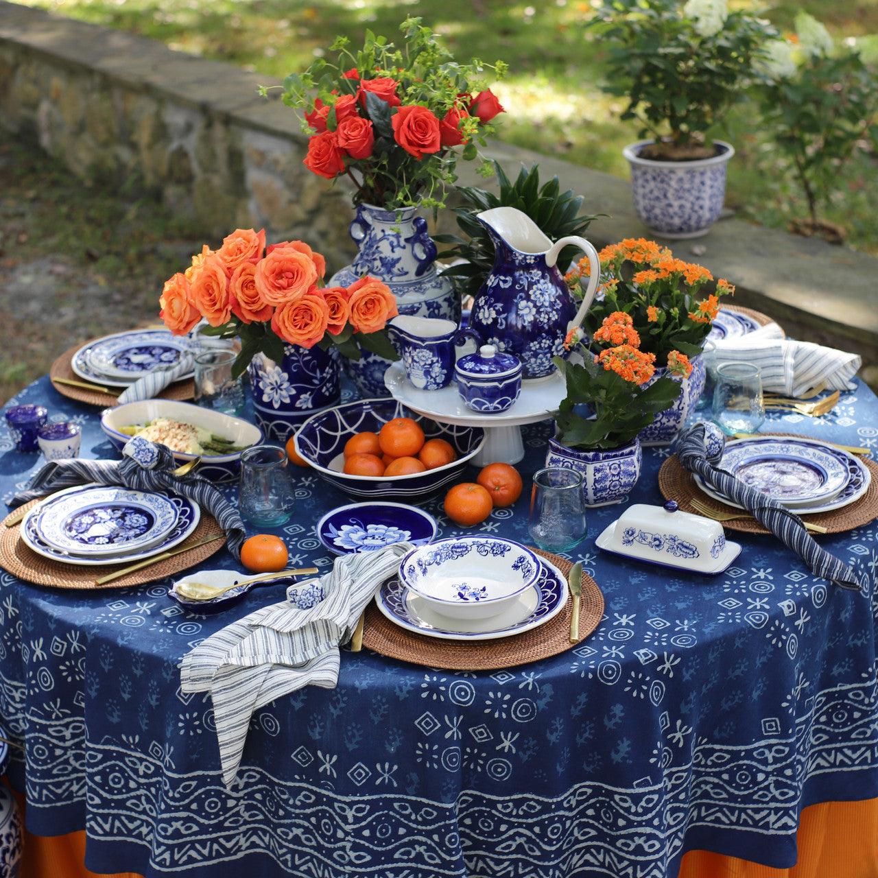 Blue Garden Breakfast Set (Sugar and Creamer)