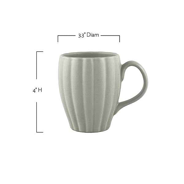 Lafayette Blush Stoneware Coffee Mug, Set of 4