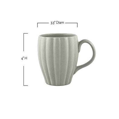 Lafayette Blush Stoneware Coffee Mug, Set of 4