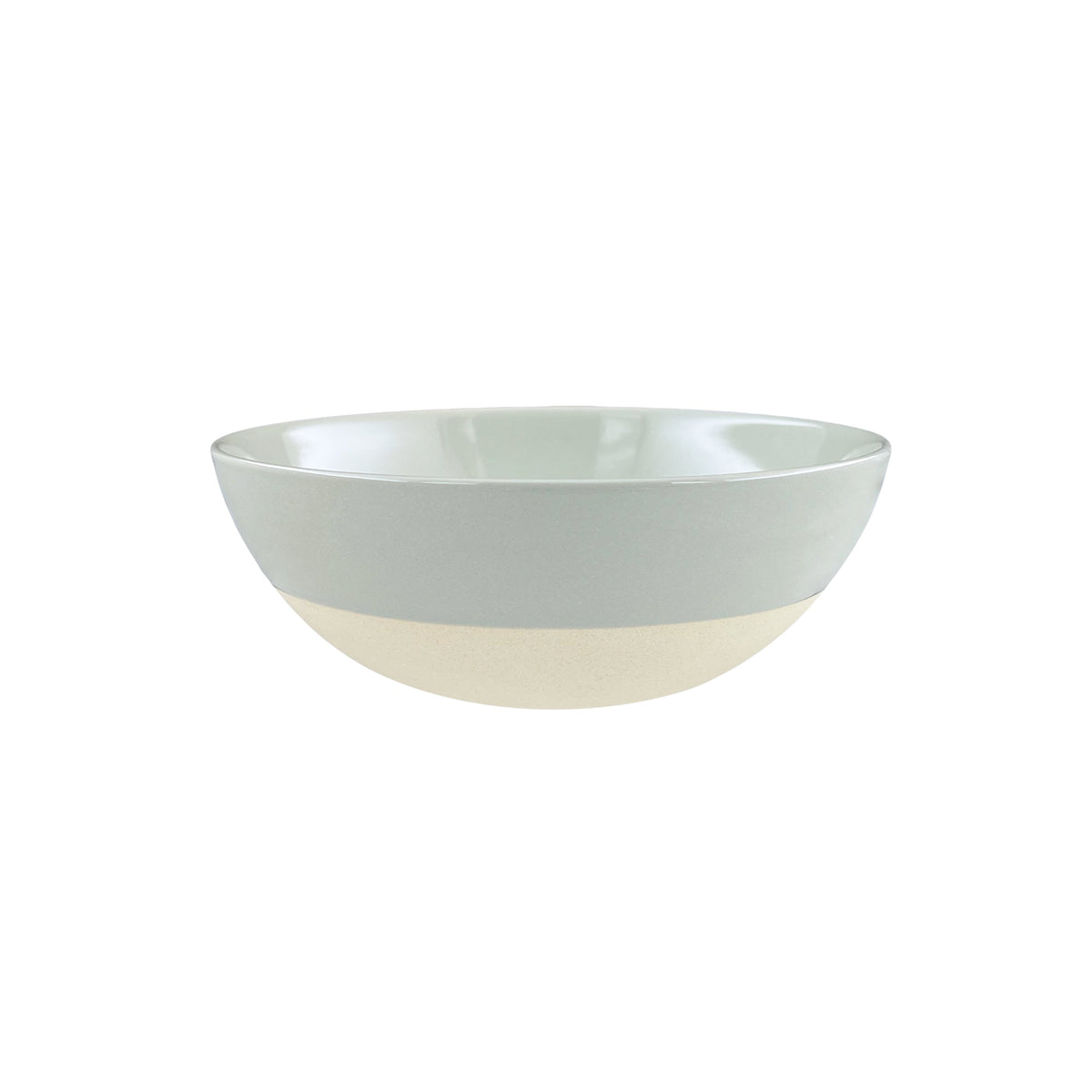 Shell Bisque Grey Porcelain 4 Piece Dinnerware Set, Service For 1