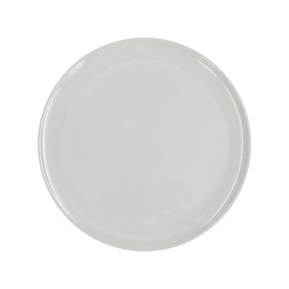 Shell Bisque Grey Porcelain 4 Piece Dinnerware Set, Service For 1