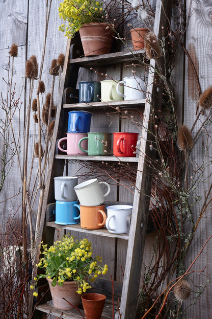 Tinware Mug Gift Set- Greyscale