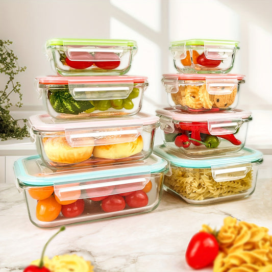 16-Piece Glass Food Storage Set — The Organized Luxury Kitchen