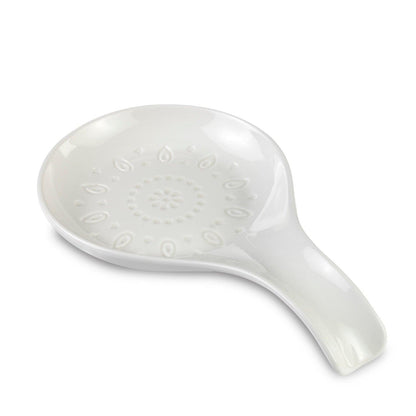 Fez Spoon Rest - White