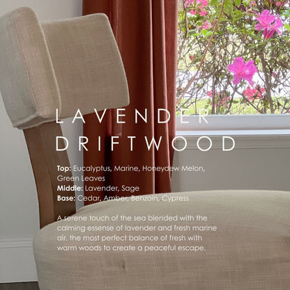 Lavender Driftwood Candle