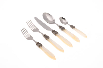 Laura 5-Piece Italian Flatware Set