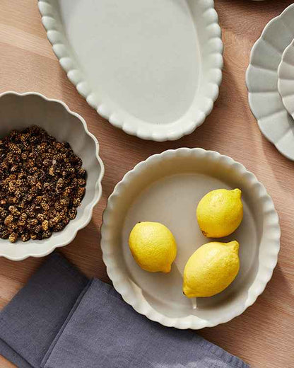 Lafayette Round Blush Stoneware Baker