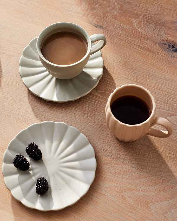 Lafayette Blush Stoneware Coffee Mug, Set of 4