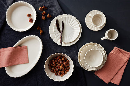 Lafayette Oval Blush Stoneware Baker